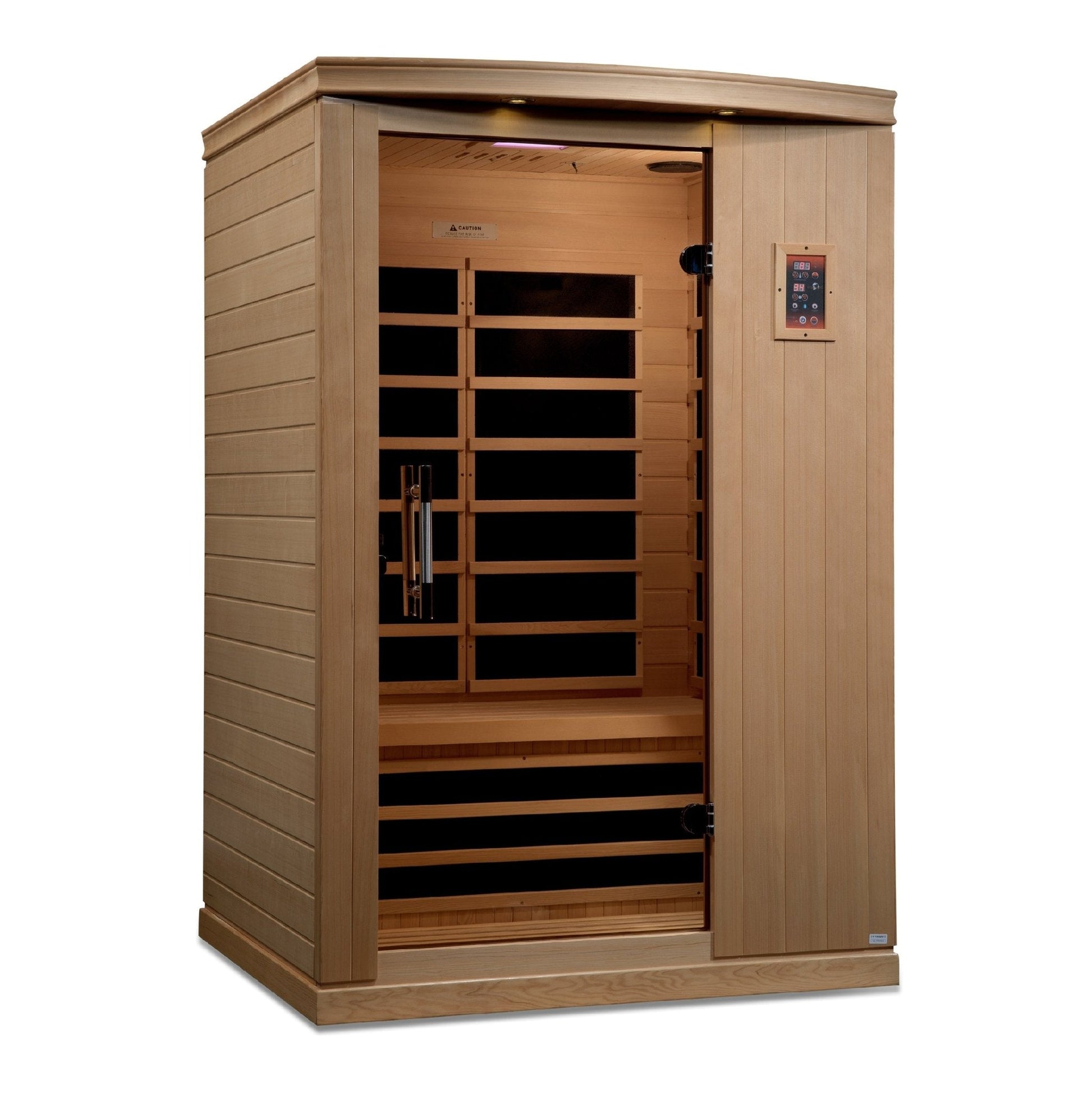 Golden Designs Dynamic "Venice Elite" 2 - Person Ultra Low EMF FAR Infrared Sauna - The Sauna Solution