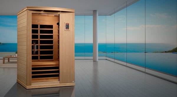 Golden Designs Dynamic "Venice Elite" 2 - Person Ultra Low EMF FAR Infrared Sauna - Sauna Heater Supply