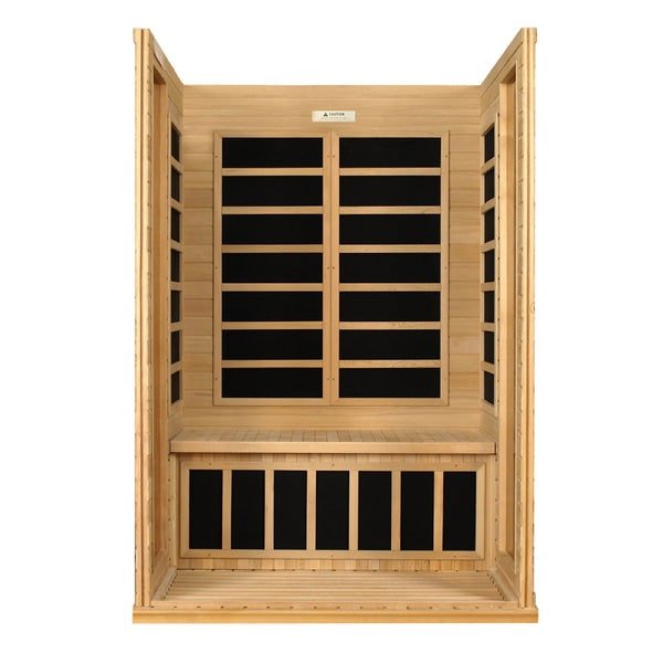 Golden Designs Dynamic "Versailles" 2 - Person Low EMF FAR Infrared Sauna - The Sauna Solution