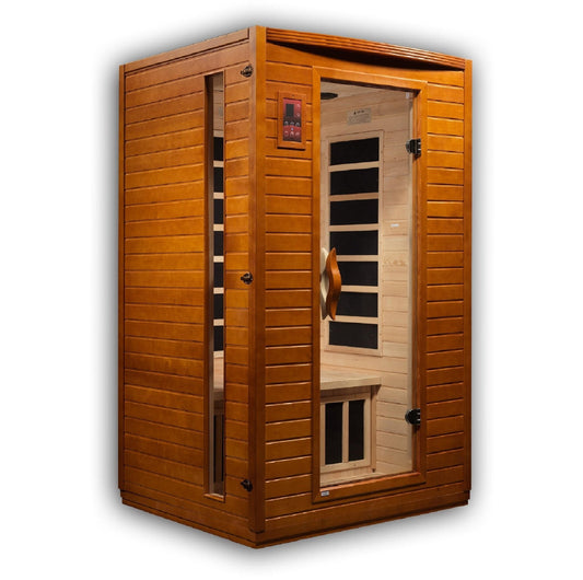 Golden Designs Dynamic "Versailles" 2 - Person Low EMF FAR Infrared Sauna - The Sauna Solution
