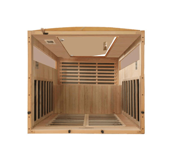 Golden Designs Dynamic "Versailles" 2 - Person Low EMF FAR Infrared Sauna - The Sauna Solution