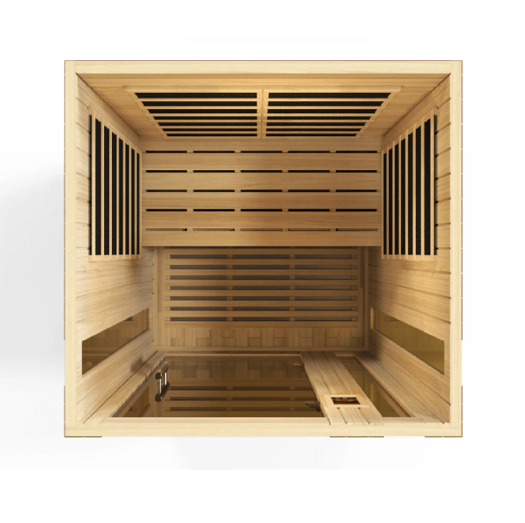 Golden Designs Dynamic "Vittoria" 2 Person Low EMF Infrared Sauna - Sauna Heater Supply