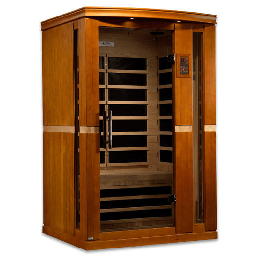 Golden Designs Dynamic "Vittoria" 2 Person Low EMF Infrared Sauna - The Sauna Solution