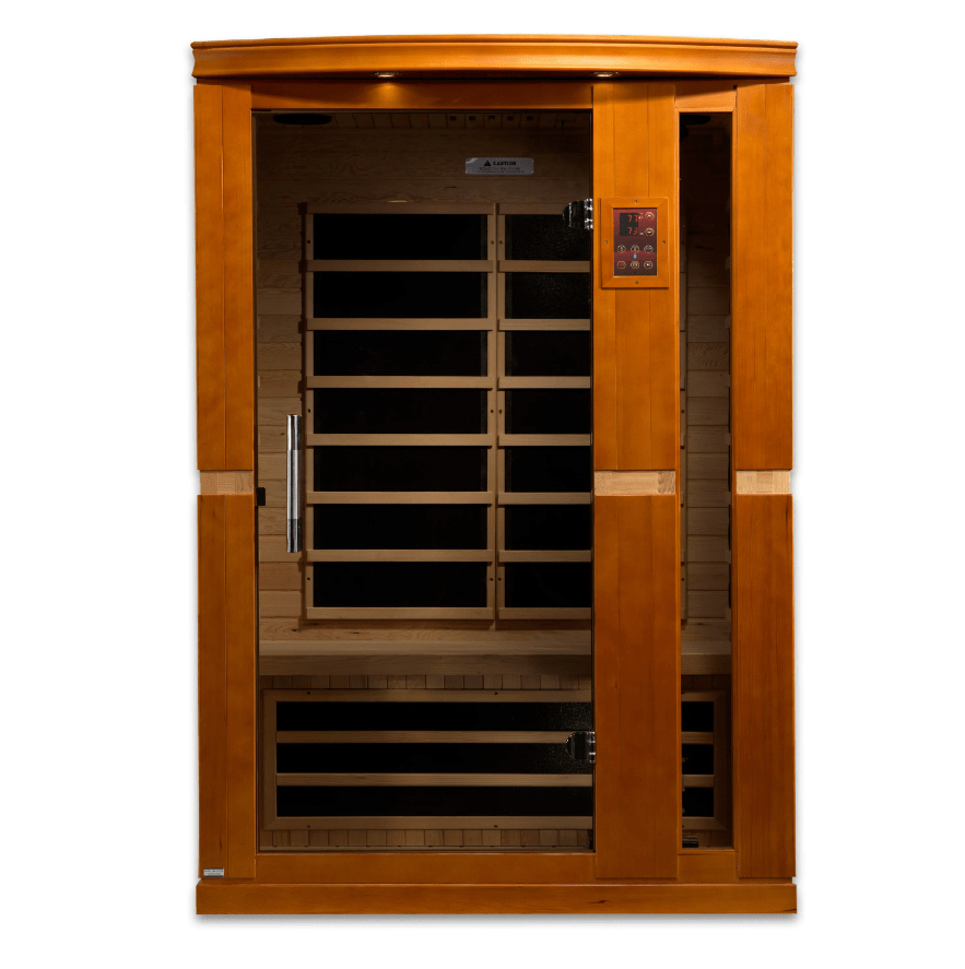 Golden Designs Dynamic "Vittoria" 2 Person Low EMF Infrared Sauna - The Sauna Solution