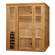 Golden Designs "Engelberg Edition" 6 - Person Traditional Steam Sauna – Pacific Premium Clear Cedar - The Sauna Solution LLC