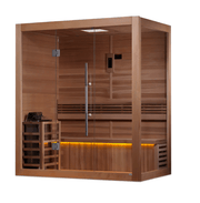 Golden Designs "Forssa Edition" 3 Person Indoor Traditional Steam Sauna - The Sauna Solution LLC