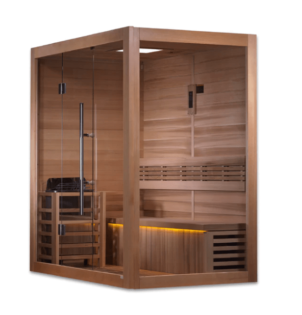 Golden Designs "Forssa Edition" 3 Person Indoor Traditional Steam Sauna - The Sauna Solution LLC