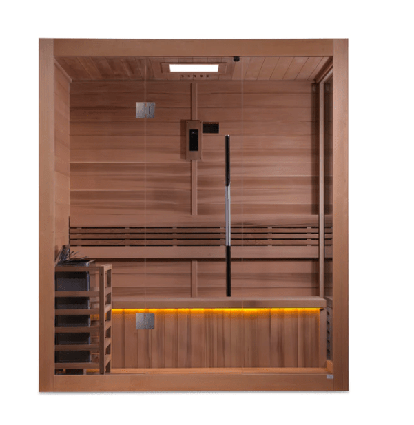 Golden Designs "Forssa Edition" 3 Person Indoor Traditional Steam Sauna - The Sauna Solution
