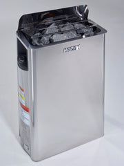 Golden Designs Gargellen 5 - Person Hybrid PureTech™ Full Spectrum IR or Traditional Stove Outdoor Sauna in Canadian Hemlock - The Sauna Solution LLC