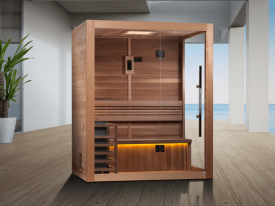 Golden Designs "Hanko Edition" 2 Person Indoor Traditional Steam Sauna - The Sauna Solution LLC
