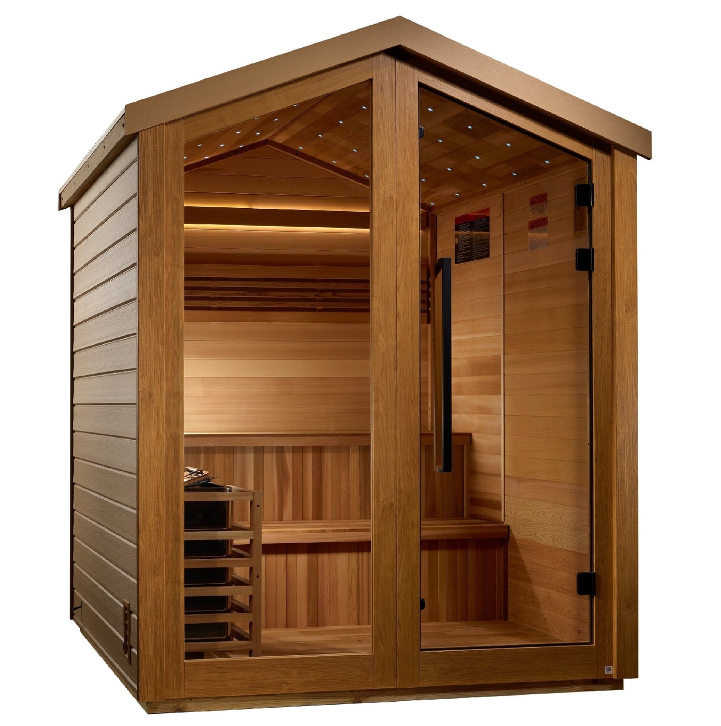 Golden Designs "Kaarina" 6 - Person Outdoor Traditional Sauna - The Sauna Solution