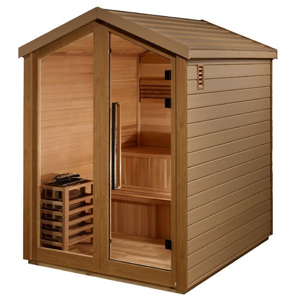 Golden Designs "Kaarina" 6 - Person Outdoor Traditional Sauna - The Sauna Solution