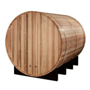Golden Designs Klosters 6 - Person Barrel Traditional Sauna - Pacific Cedar - The Sauna Solution LLC