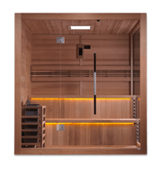 Golden Designs "Kuusamo Edition" 6 Person Indoor Traditional Steam Sauna - The Sauna Solution LLC