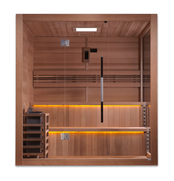 Golden Designs "Kuusamo Edition" 6 Person Indoor Traditional Steam Sauna - The Sauna Solution LLC