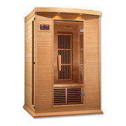 Golden Designs Maxxus 2 - Person FAR Infrared Sauna - Low EMF with Canadian Hemlock - The Sauna Solution LLC