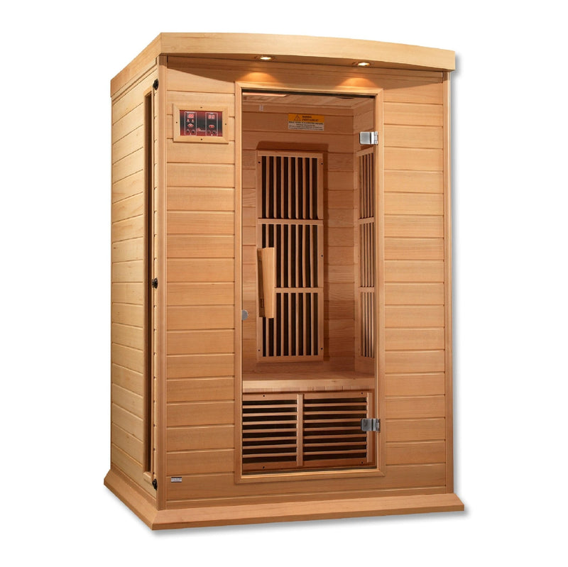 Golden Designs Maxxus 2 - Person FAR Infrared Sauna - Low EMF with Canadian Hemlock - The Sauna Solution LLC