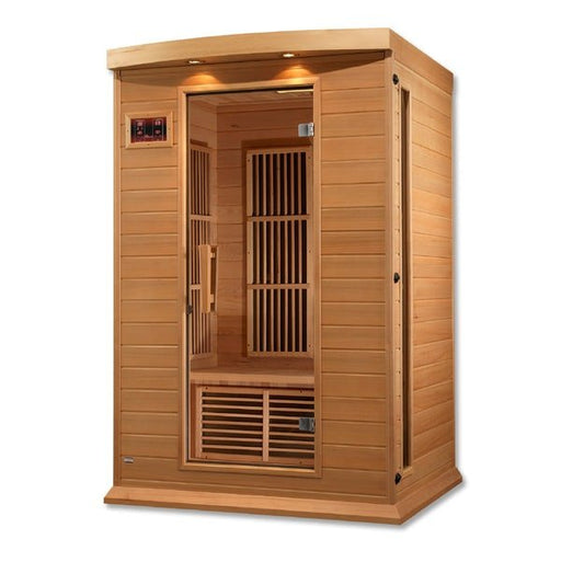 Golden Designs Maxxus 2 - Person FAR Infrared Sauna - Low EMF with Canadian Hemlock - The Sauna Solution LLC