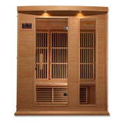 Golden Designs Maxxus 3 - Person FAR Infrared Sauna Low EMF with Canadian Hemlock - The Sauna Solution LLC