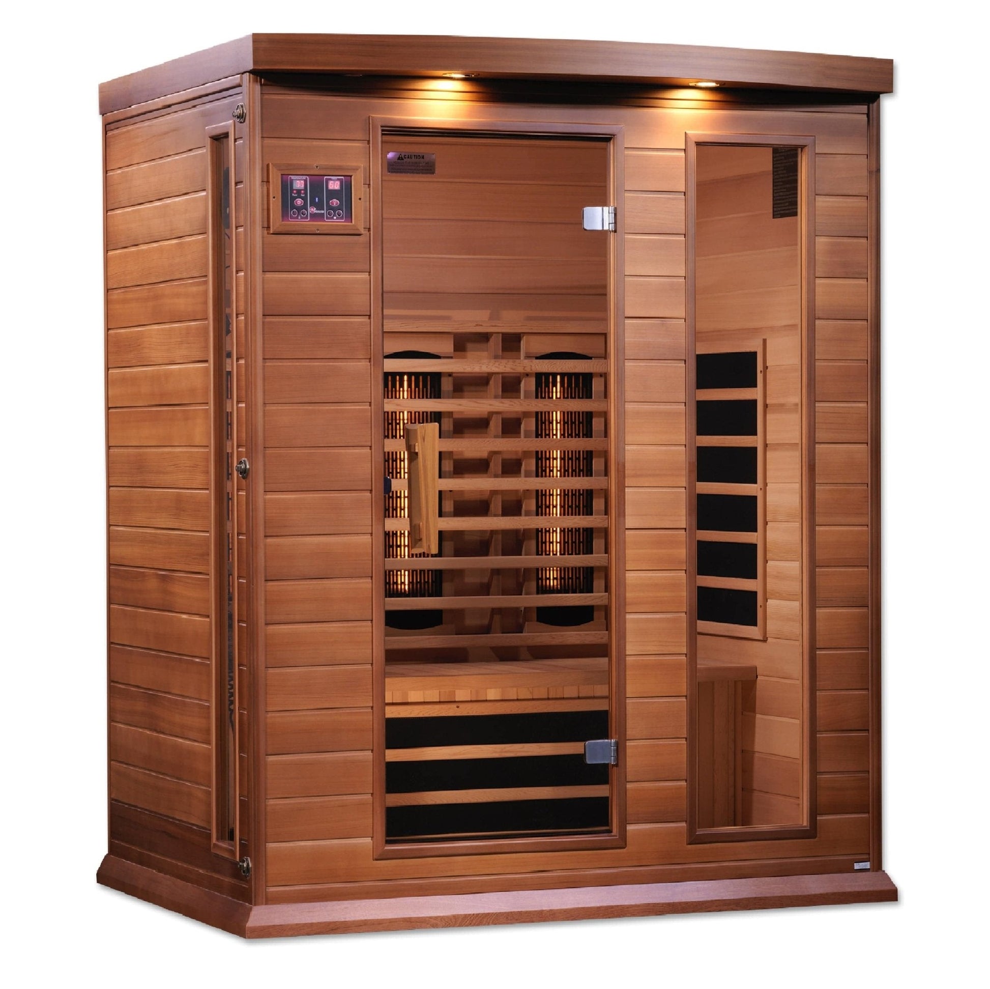 Golden Designs Maxxus 3 - Person Full Spectrum Infrared Sauna with Canadian Red Cedar - The Sauna Solution