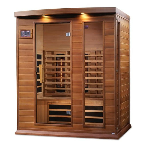 Golden Designs Maxxus 3 - Person Full Spectrum Infrared Sauna with Canadian Red Cedar - The Sauna Solution LLC