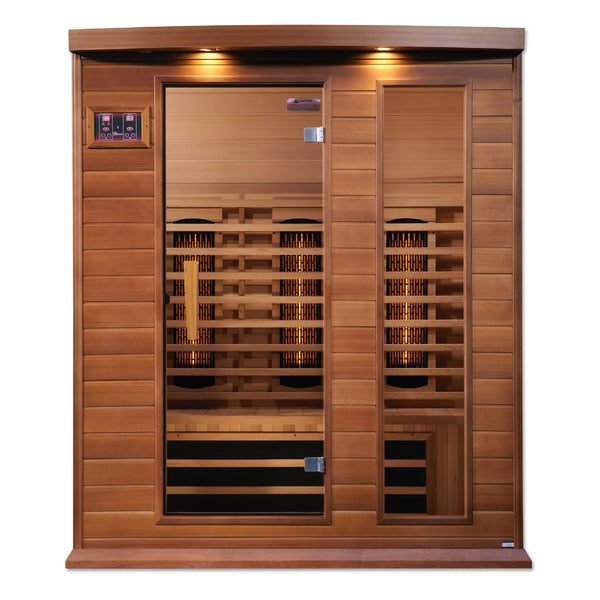 Golden Designs Maxxus 3 - Person Full Spectrum Infrared Sauna with Canadian Red Cedar - The Sauna Solution LLC