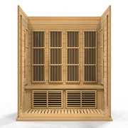 Golden Designs Maxxus 4 - Person FAR Infrared Sauna - Low EMF - The Sauna Solution LLC