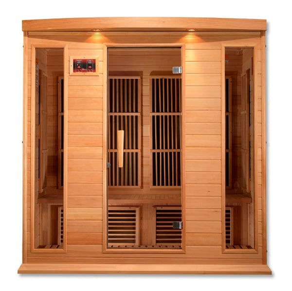 Golden Designs Maxxus 4 - Person FAR Infrared Sauna - Low EMF - The Sauna Solution