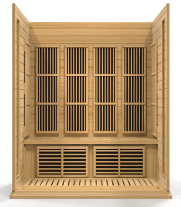 Golden Designs Maxxus 4 - Person Low EMF FAR Infrared Sauna Canadian Red Cedar - The Sauna Solution