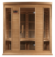 Golden Designs Maxxus 4 - Person Low EMF FAR Infrared Sauna Canadian Red Cedar - The Sauna Solution LLC