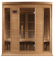 Golden Designs Maxxus "Chaumont Edition" 4 - Person Near Zero EMF FAR Infrared Sauna with Canadian Red Cedar - The Sauna Solution LLC