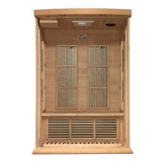 Golden Designs Maxxus Infrared Sauna 2 - Person Near Zero EMF FAR Infrared w/ Hemlock - The Sauna Solution LLC