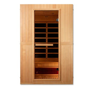 Golden Designs Maxxus "Serenity" Dual Tech 2 - Person Low EMF FAR Infrared Sauna with Canadian Hemlock - The Sauna Solution LLC
