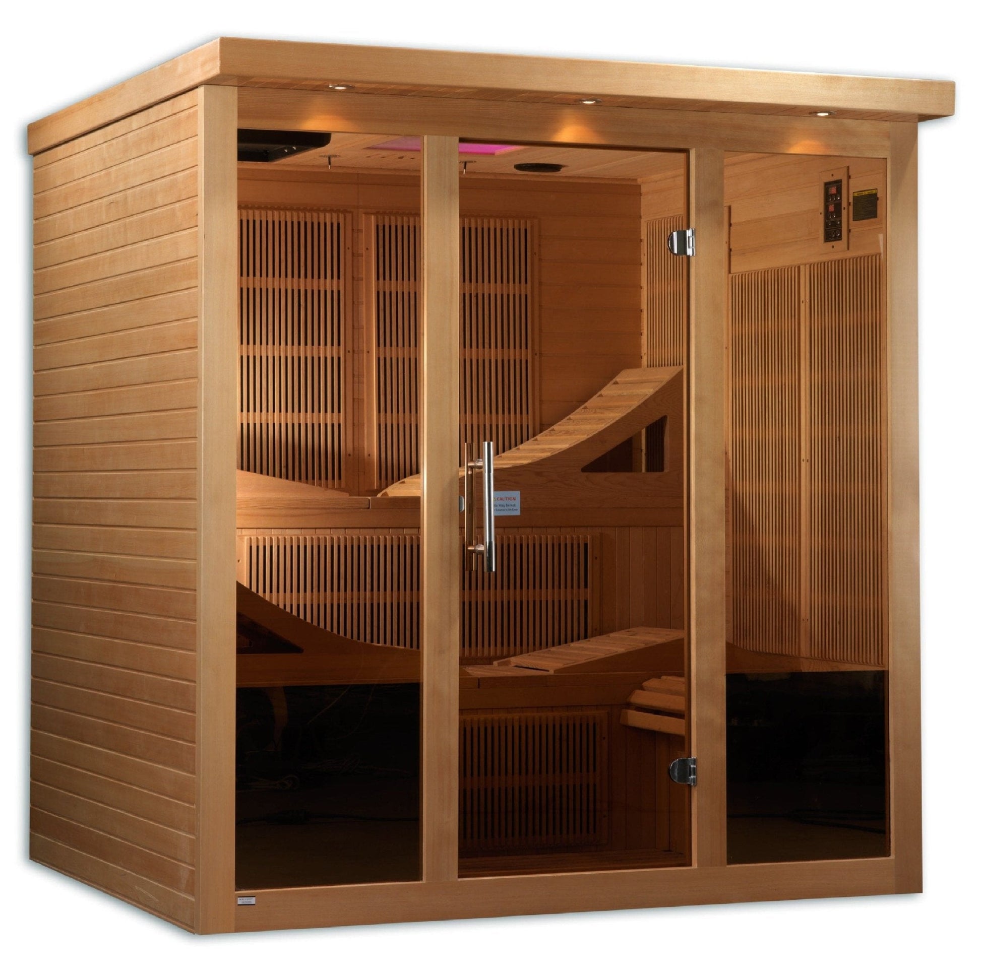 Golden Designs "Monaco" 6 - Person Near Zero EMF FAR Infrared Sauna - The Sauna Solution