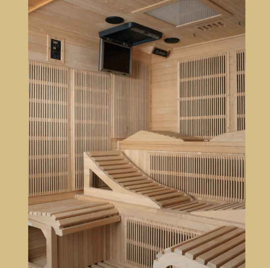 Golden Designs "Monaco" 6 - Person Near Zero EMF FAR Infrared Sauna - The Sauna Solution LLC