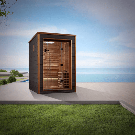 Golden Designs "Narvik" 2 Person Outdoor - Indoor Traditional Steam Sauna - The Sauna Solution LLC
