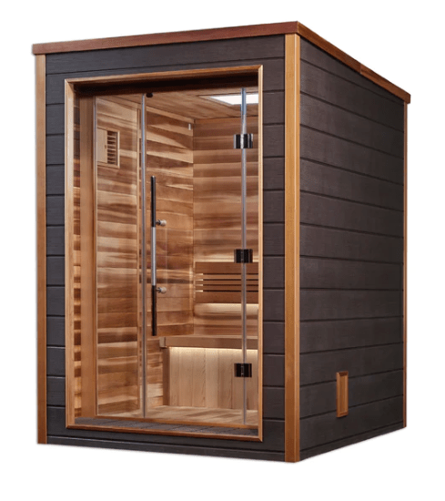 Golden Designs "Narvik" 2 Person Outdoor - Indoor Traditional Steam Sauna - The Sauna Solution