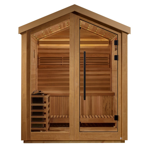Golden Designs "Savonlinna" 3 - Person Outdoor Traditional Sauna - The Sauna Solution LLC