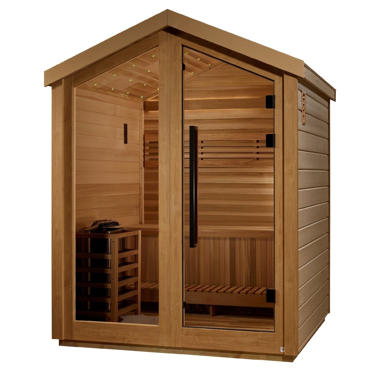 Golden Designs "Savonlinna" 3 - Person Outdoor Traditional Sauna - The Sauna Solution