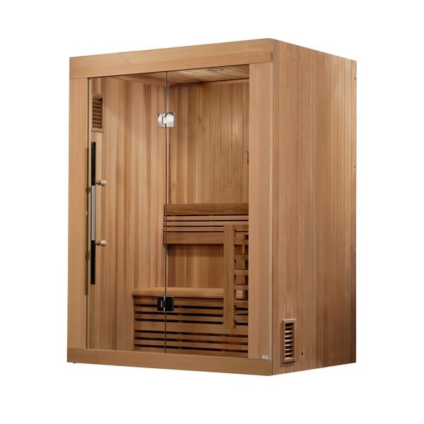 Golden Designs "Sundsvall Edition" 2 - Person Traditional Steam Sauna - The Sauna Solution