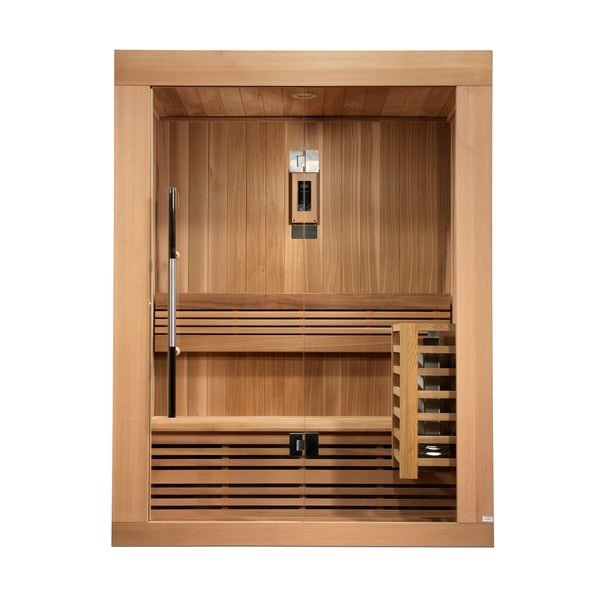 Golden Designs "Sundsvall Edition" 2 - Person Traditional Steam Sauna - The Sauna Solution