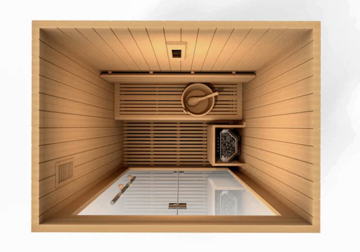 Golden Designs "Sundsvall Edition" 2 - Person Traditional Steam Sauna - The Sauna Solution LLC