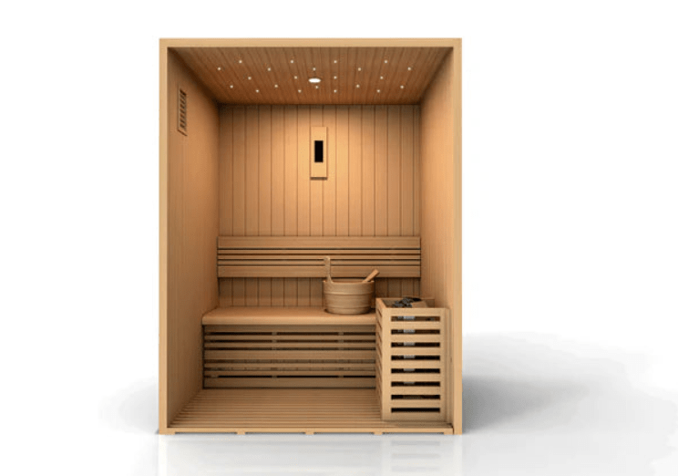 Golden Designs "Sundsvall Edition" 2 - Person Traditional Steam Sauna - The Sauna Solution