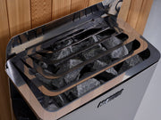 Golden Designs "Toledo" 6 - Person Full Spectrum Indoor Hybrid Sauna with Harvia Stove - The Sauna Solution LLC