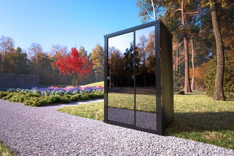 Haljas Hele Nano 2 - Person Outdoor Sauna House - The Sauna Solution