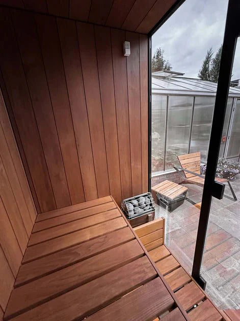 Haljas Hele Nano 2 - Person Outdoor Sauna House - The Sauna Solution