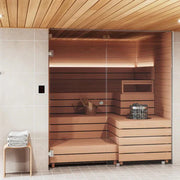 Harvia Cilindro Half Series 6kW Stainless Steel Sauna Heater at 240V 1PH - The Sauna Solution LLC