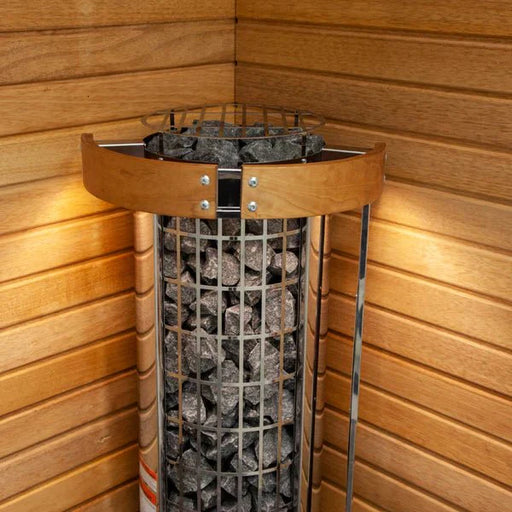 Harvia Cilindro Half Series 9kW Stainless Steel Sauna Heater at 240V 1PH - The Sauna Solution LLC