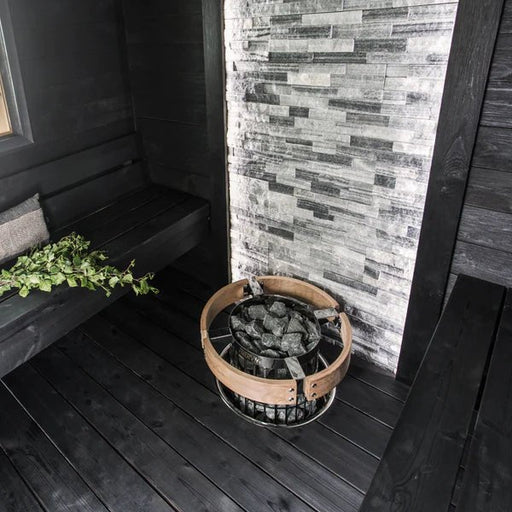 Harvia Cilindro Half Series 9kW Stainless Steel Sauna Heater at 240V 1PH with Built - In Time and Temperature Controls - The Sauna Solution LLC