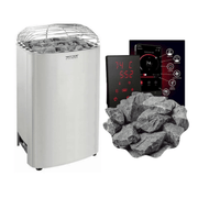 Harvia Club K12.5G Electric Sauna Heater Package - 240V/1PH (Home Use) / Xenio CX45 + WiFi Control Package - The Sauna Solution LLC